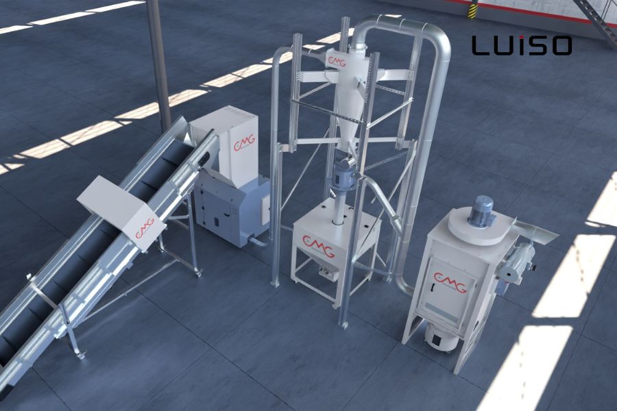 Máquinas granuladoras CMG y triturado para la reducción de medidas y recuperación de materiales plásticos